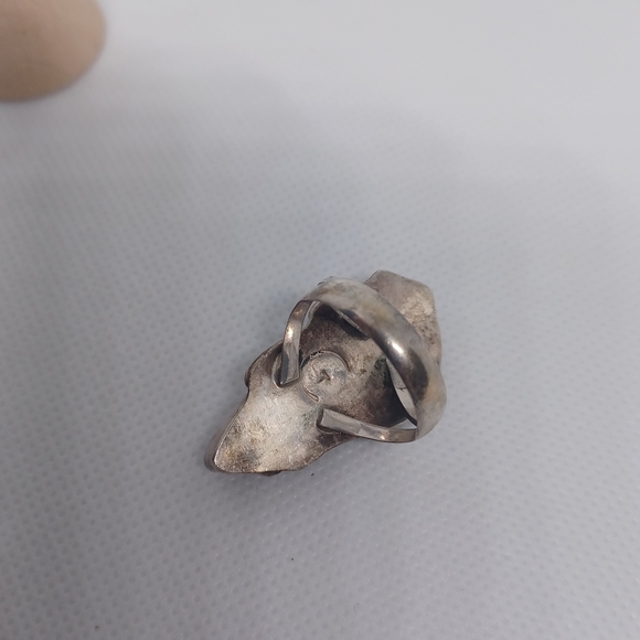 Vintage Sterling Silver Native American Navajo Ring Signed - Picture 6 of 9